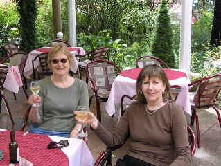 Photo caption: As soon as last years giant rummage sale was over, the joint coordinators Maaja Matsoo (left) and Helle Arro flew off to exotic, picturesque Croatia for a well-deserved rest. The well-rested duo is now ready to take on the challenges of HIIGELBASAAR #19!  - pics/2008/03/19382_1.jpg