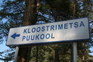 Catholic separate school for trees? Klooster = cloister, abbey or convent, mets = forest or wood, puu = tree, kool = school. This way to the Monastic Wood Tree School or Kloostrimetsa Nursery! The convent in question is that of Pirita, as in St. Birgitta and the Bridgettine Order, whose church was consecrated nearby in 1436. Photo: Riina Kindlam - pics/2008/04/19506_1_t.jpg