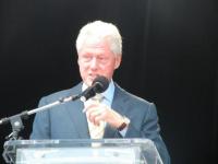Former president Bill Clinton’s CNE speaking fee, rumoured to be $175, 000, was subsidized by the Canadian taxpayer. "A part of Clinton's fee is being paid for by taxpayers, and a part of it is being paid for by ticket purchasers. What a great use of stimulus money," David Bednar, general manager of the CNE, told CTV News prior to the event.<br> Photo: Adu Raudkivi - pics/2009/09/25102_1_t.jpg