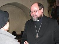 Foto: Gustav Piir Püha Vaimu kirikus juubeliõnnitlusi vastu võtmas. F: T.Pikkur  - pics/2011/04/32138_2_t.jpg