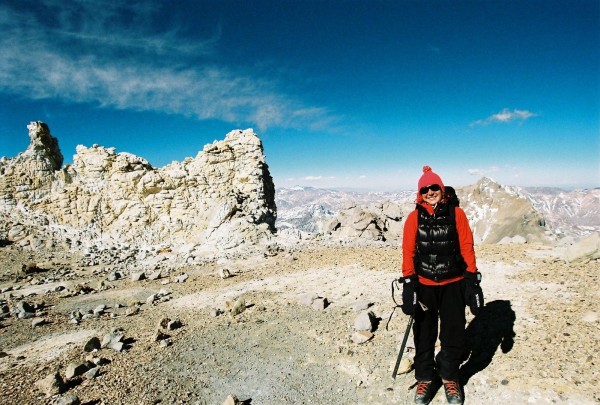 Krisli Melesk at the peak of Aconcagua in 2009. Source: Peep Kala / ERR - pics/2021/05/58313_001_t.jpg