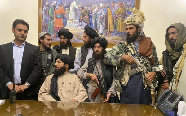 Taliban Kabuli presidendipalees. Foto: AP - pics/2021/08/58532_001_t.webp