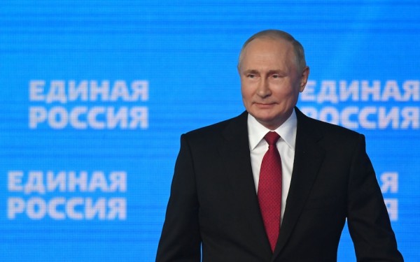 Russian President Vladimir Putin in Moscow on Aug. 24. (Grigory Sysoyev/Sputnik/Kremlin Pool/EPA-EFE/REX/Shutterstock) - pics/2021/08/58571_001_t.jpg