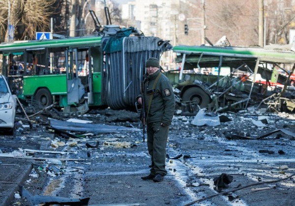 Kiiev, Ukraina, 14. märts. Foto: REUTERS/Gleb Garanich - pics/2022/03/59074_001_t.jpg
