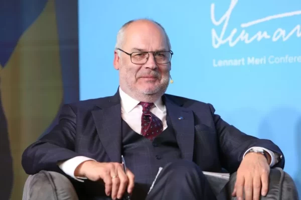 Estonian President Alar Karis is pictured during the Lennart Meri Conference in Tallinn, Estonia, on May 15, 2022. Annika Haas/Lennart Meri Conference - pics/2022/05/59265_001_t.webp