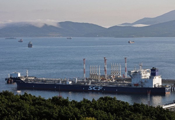Russioan tanker at the crude oil terminal in Russia August 12, 2022. REUTERS/Tatiana Meel - pics/2022/12/59779_001_t.jpg