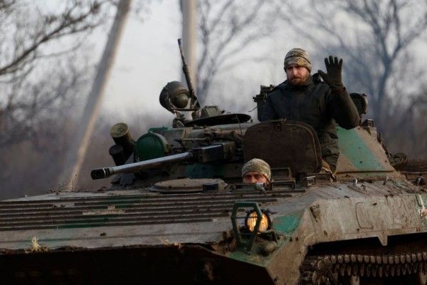Ukraina tank Bahmuti lähedal 26. detsembril, 2022. Foto: REUTERS/Clodagh Kilcoyne - pics/2022/12/59850_001_t.jpg