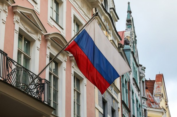 Ruiisan embassy in Tallinn. Photo: Valery Sharifulin/TASS - pics/2023/01/59892_001_t.jpg