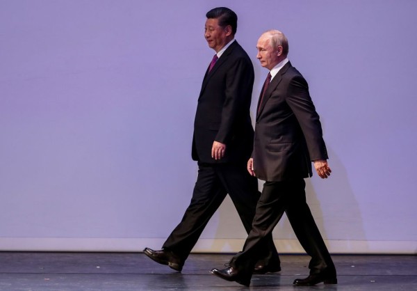 Hiina president Xi Jinping ja Venemaa president Vladimir Putin Moskvas 5. juunil, 2019. Sergei Ilnitsky/Reuters - pics/2023/03/60090_002.jpg