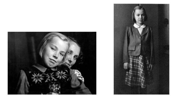 Left: Anu Liis with mother Valeria. Right: Anu Liis ready for school. - pics/2023/04/60123_001_t.jpg
