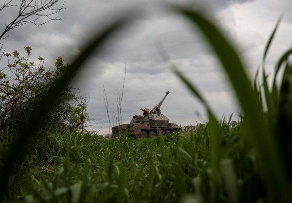 Ukraina haubits "Dana", Avdiivka lähedal. 9. mai, 2023. REUTERS/Sofiia Gatilova - pics/2023/05/60209_001_t.jpg