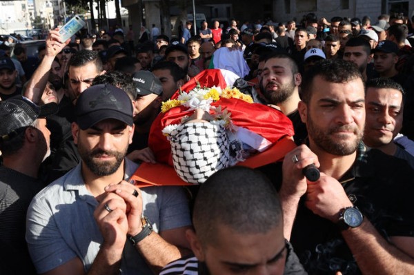 Tapetud palestiinlase matused Gazas. 25. oktoobril, 2023. Foto: Jaafar ASHTIYEH / AFP) - pics/2023/11/60643_001_t.jpg