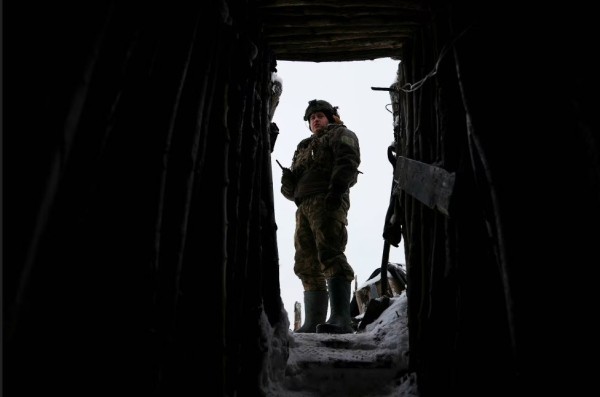 Ukraina sõdur Bahmuti lähedal, 10.jaanuar, 2024. REUTERS/Inna Varenytsia - pics/2024/01/60796_001_t.jpg