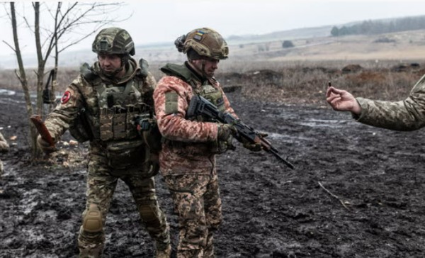 Ukraina sõdurid treeningul Donetski oblastis. Foto: Anadolu/Getty Images - pics/2024/02/60815_001.jpg