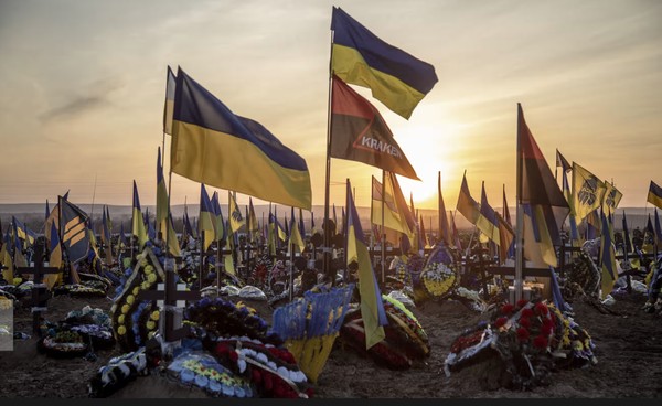 Ukraina sõdurite surnuaed. Foto: Anadolu/Getty Images - pics/2024/02/60843_001.jpg